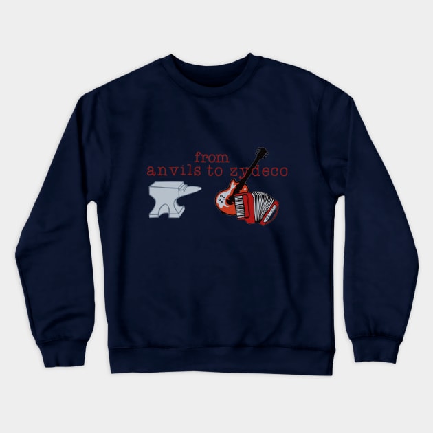 Anvils-Zydeco Crewneck Sweatshirt by LetThemDrinkCosmos